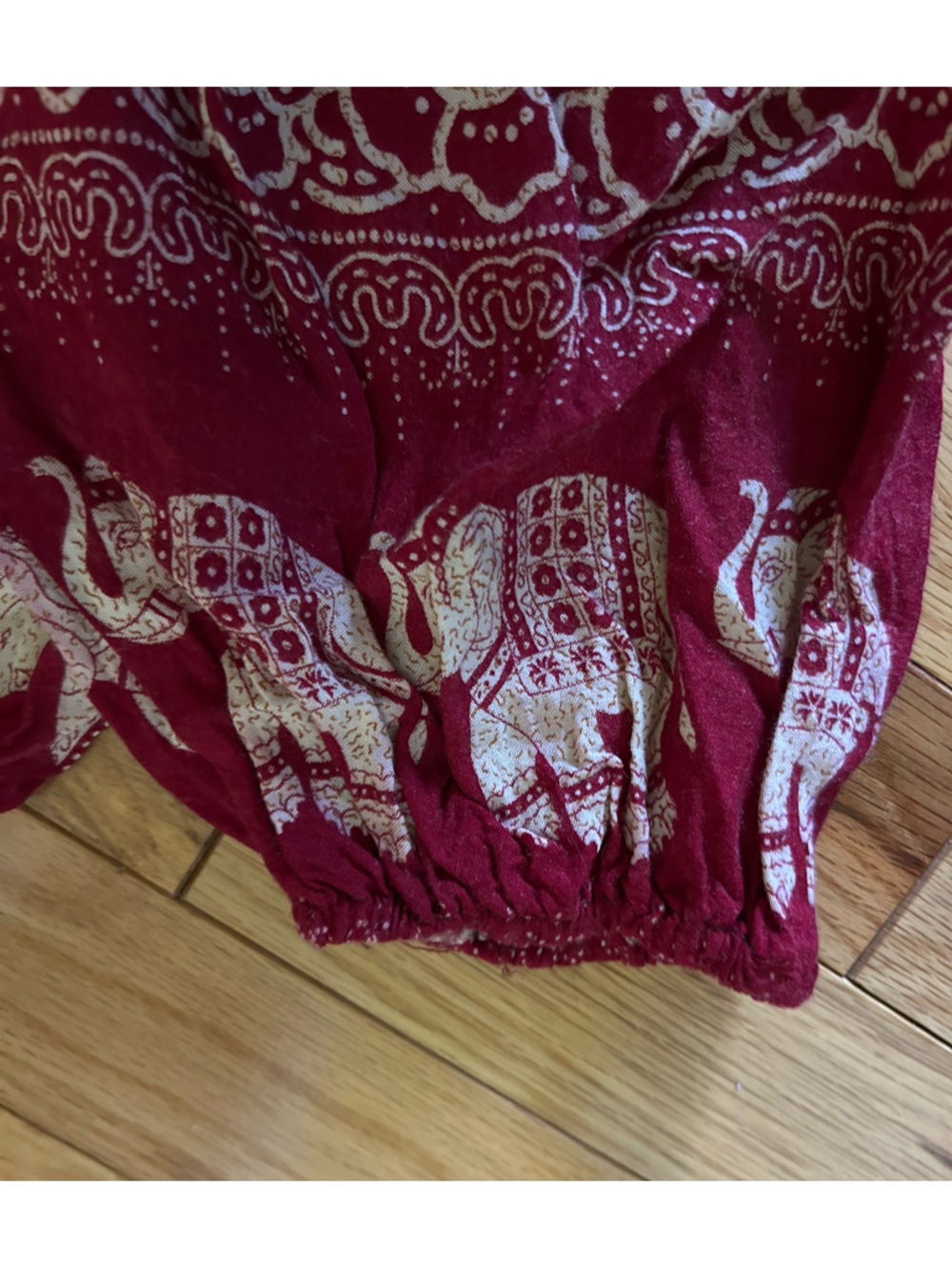 Boho Elephant pattern drawstring pants - Picture 8 of 8